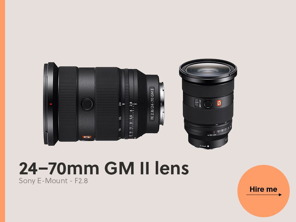 Sony 24–70mm gm ii lens
