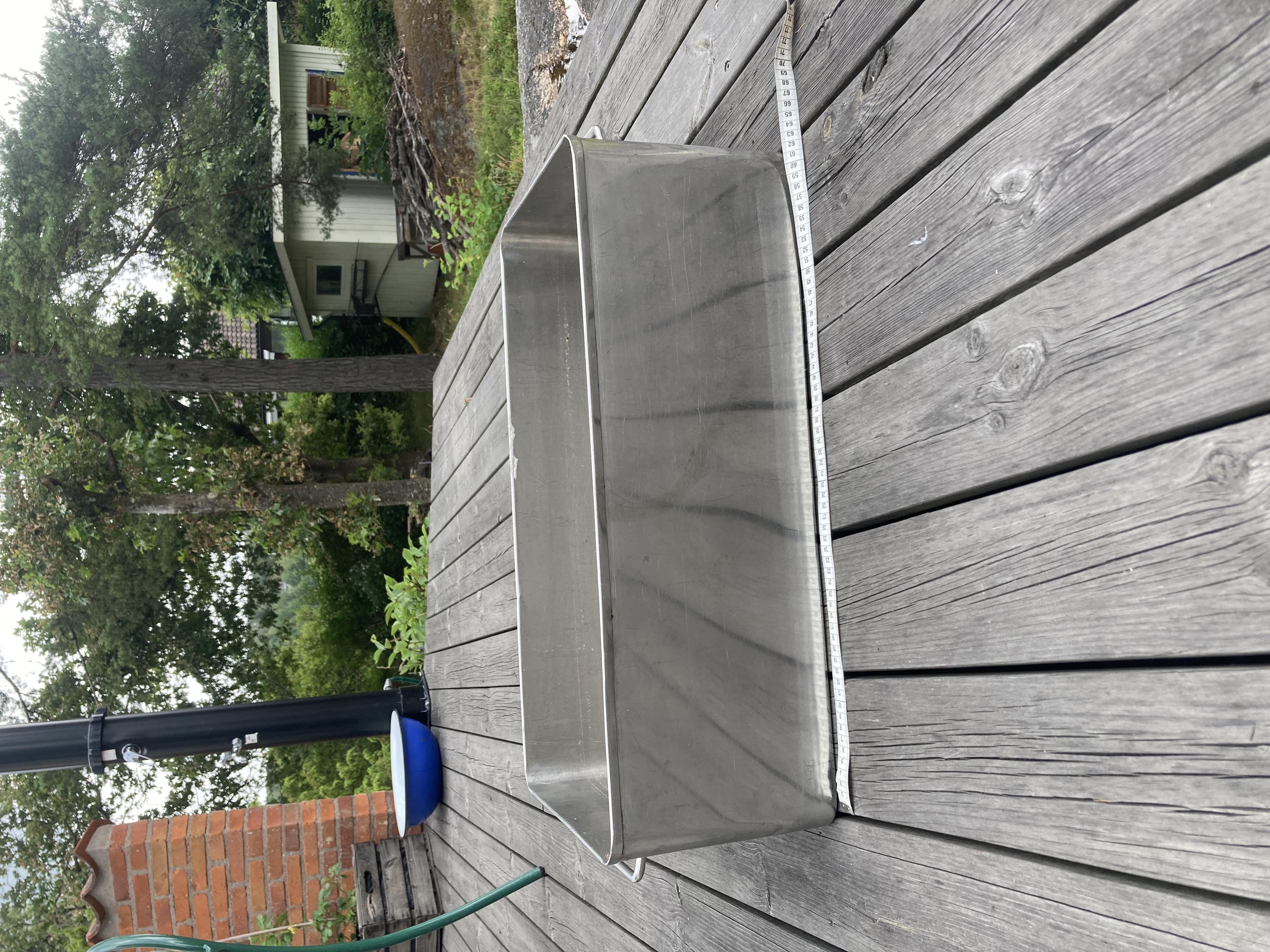  ishink ruffare modell rostfri med handtag 
