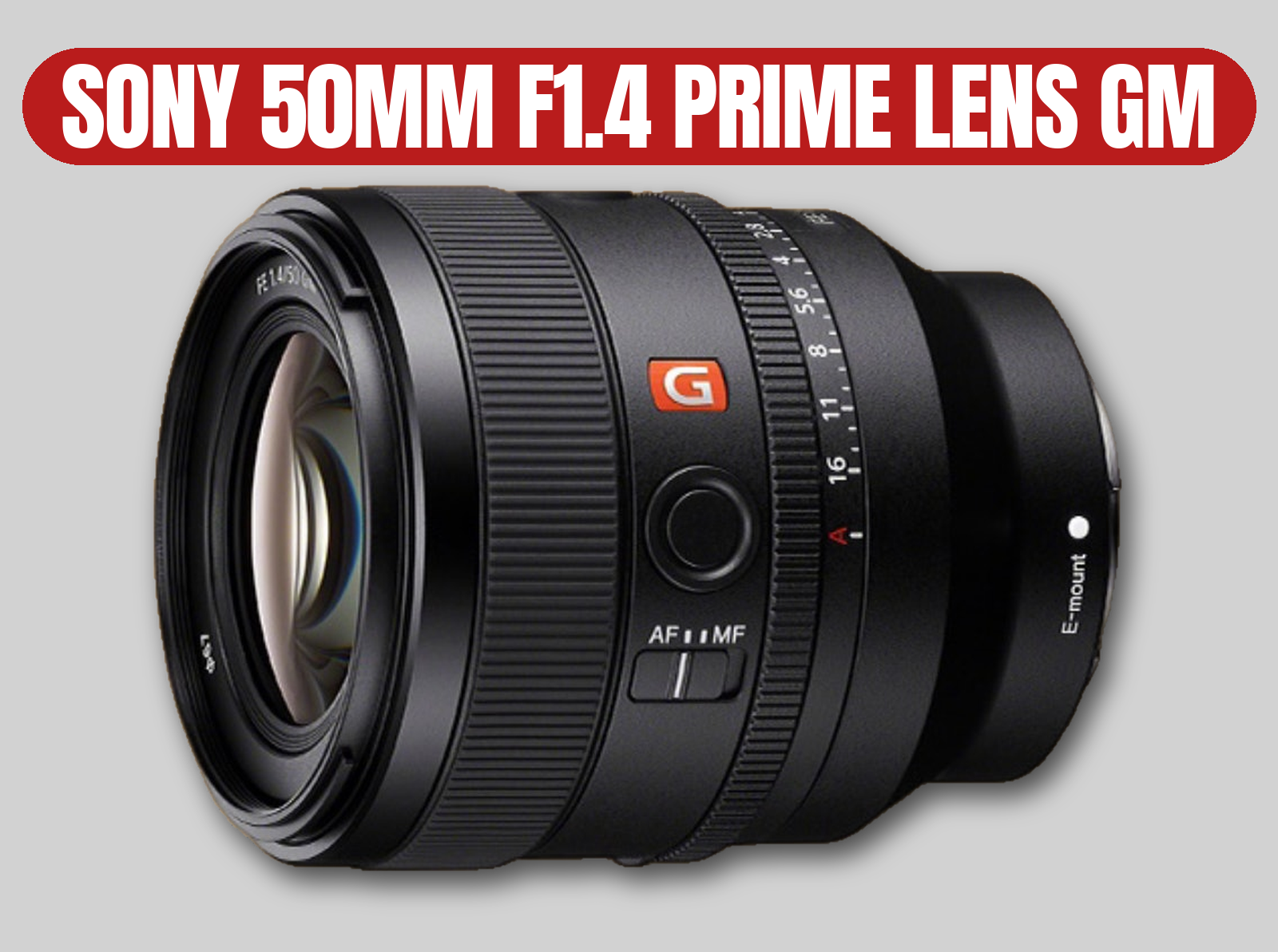 Sony fe 50mm f/1.4 gm prime lens | g master / g-master
