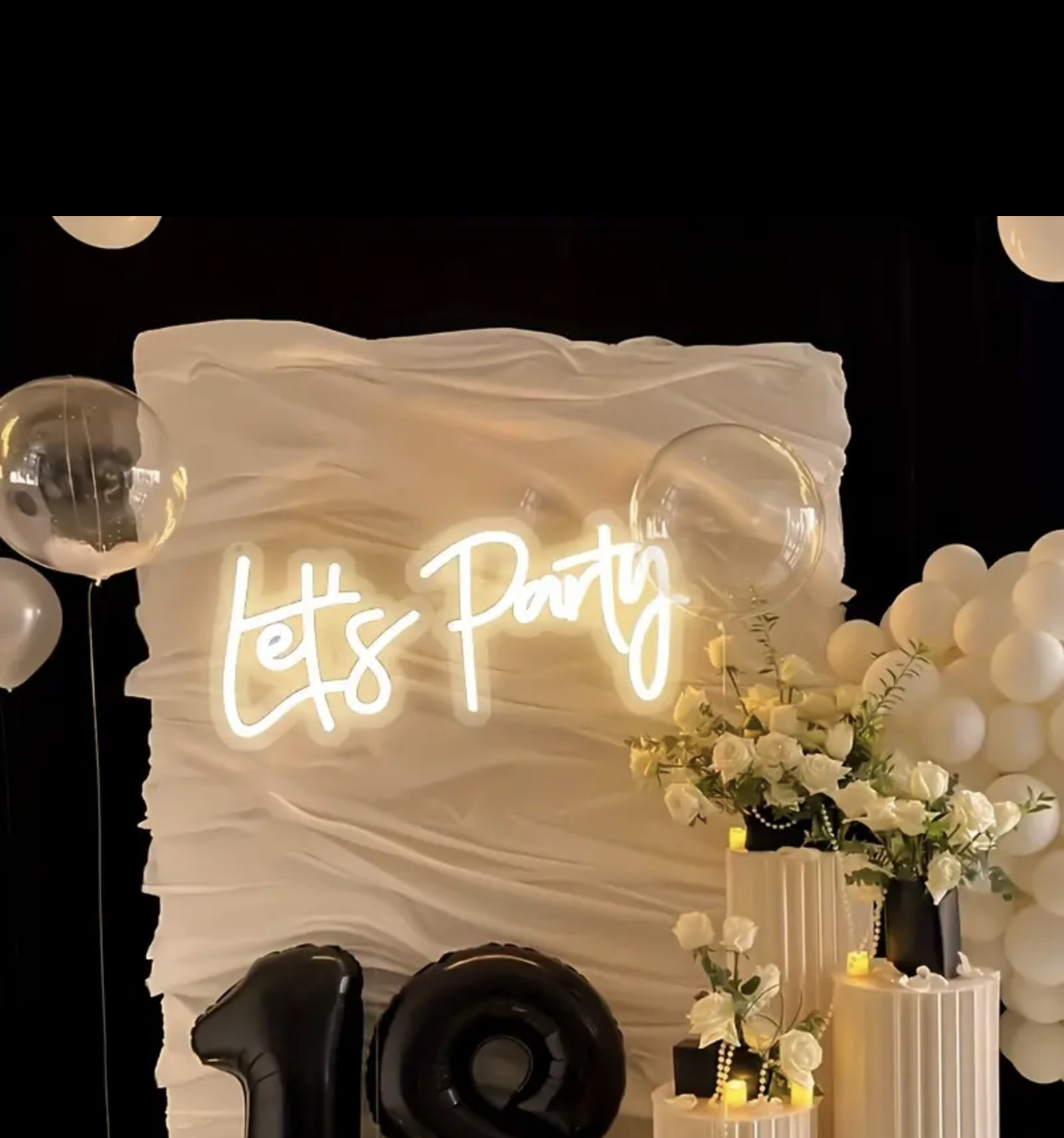 Lets party lampe