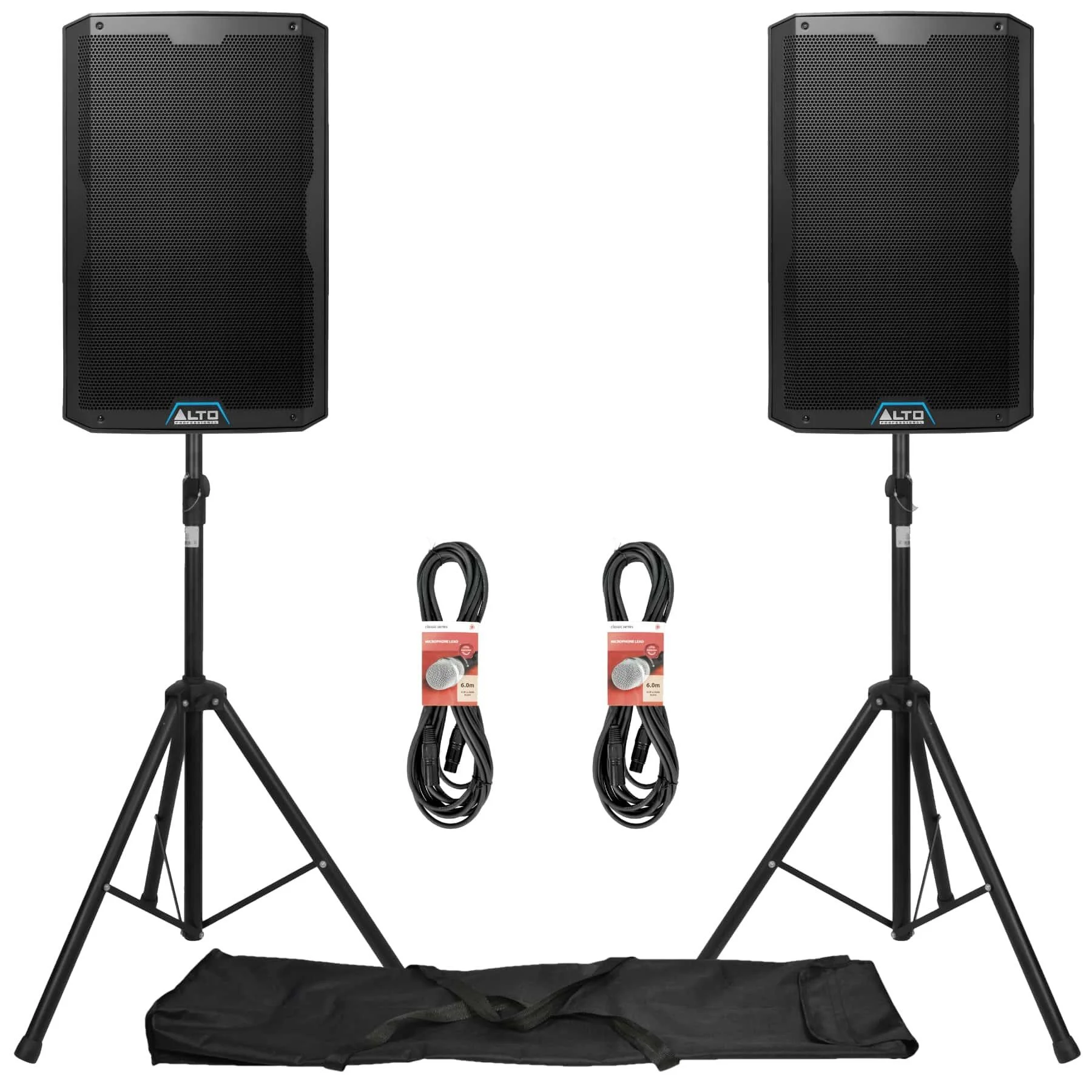 Alto ts415 pair with stands // pa party speakers club sound system