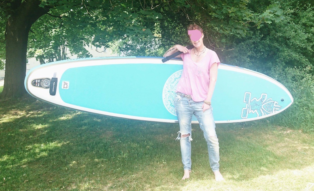 Extra stadig uppblåsbar sup