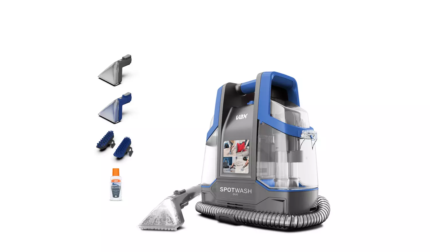Vax spotwash spot cleaner duo upholstery and carpet cleaner