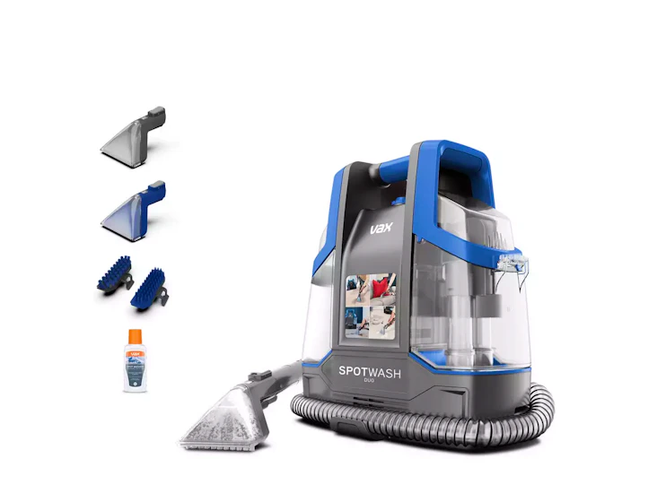 Vax spotwash spot cleaner duo upholstery and carpet cleaner