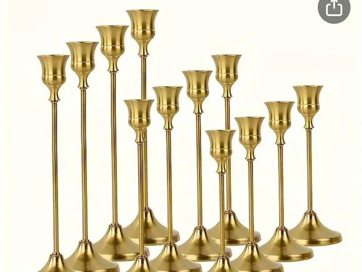 12 candlestick holders
