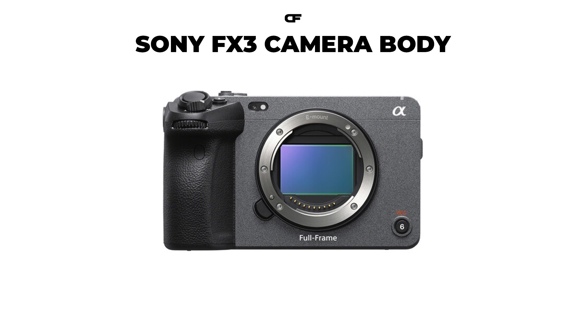 Sony fx3 camera body