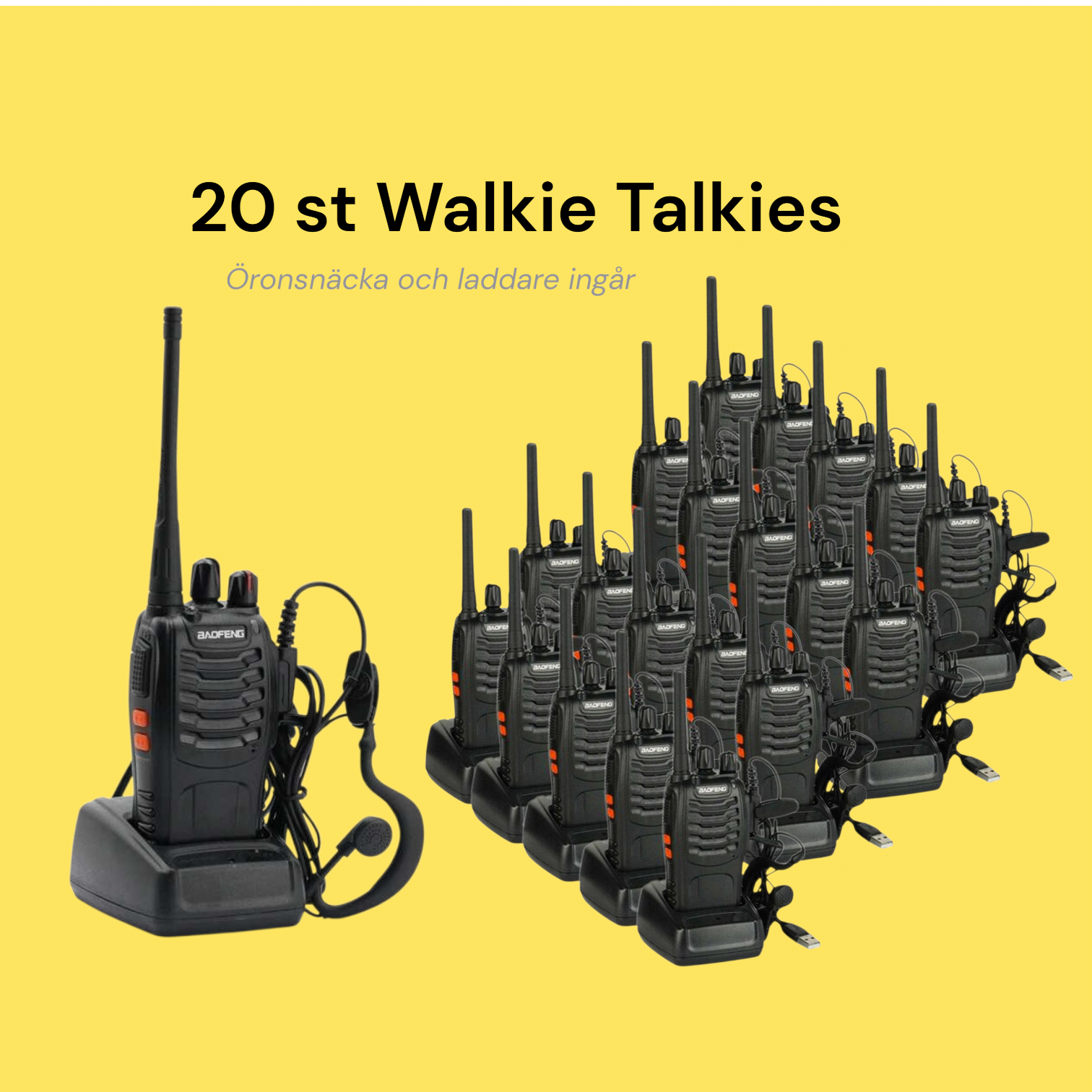 Komradio - walkie talkie 20 stycken