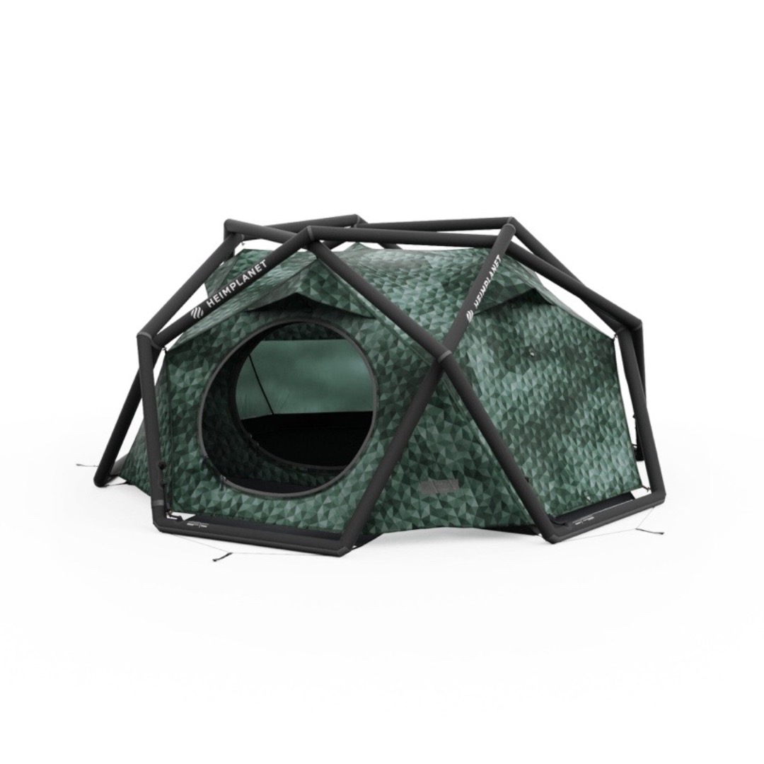 Heimplanet the cave camo oppblåsbart telt