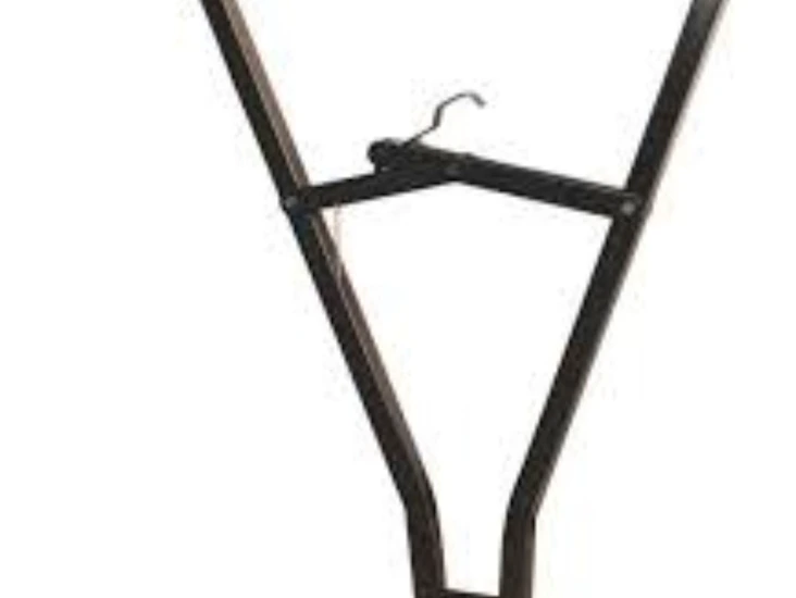 Enkel cykelhållare dragkroksmonterad.