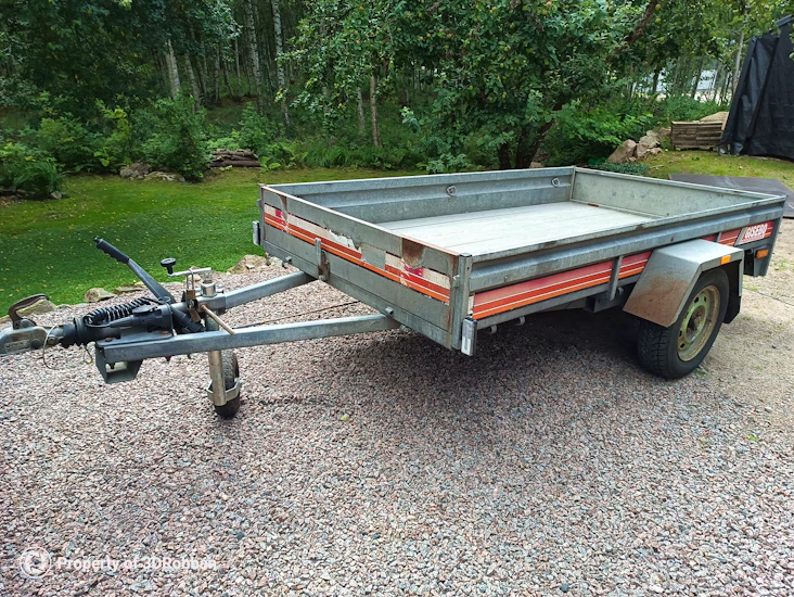 Gisebo 750/lb släpkärra – robust & lätt att lasta