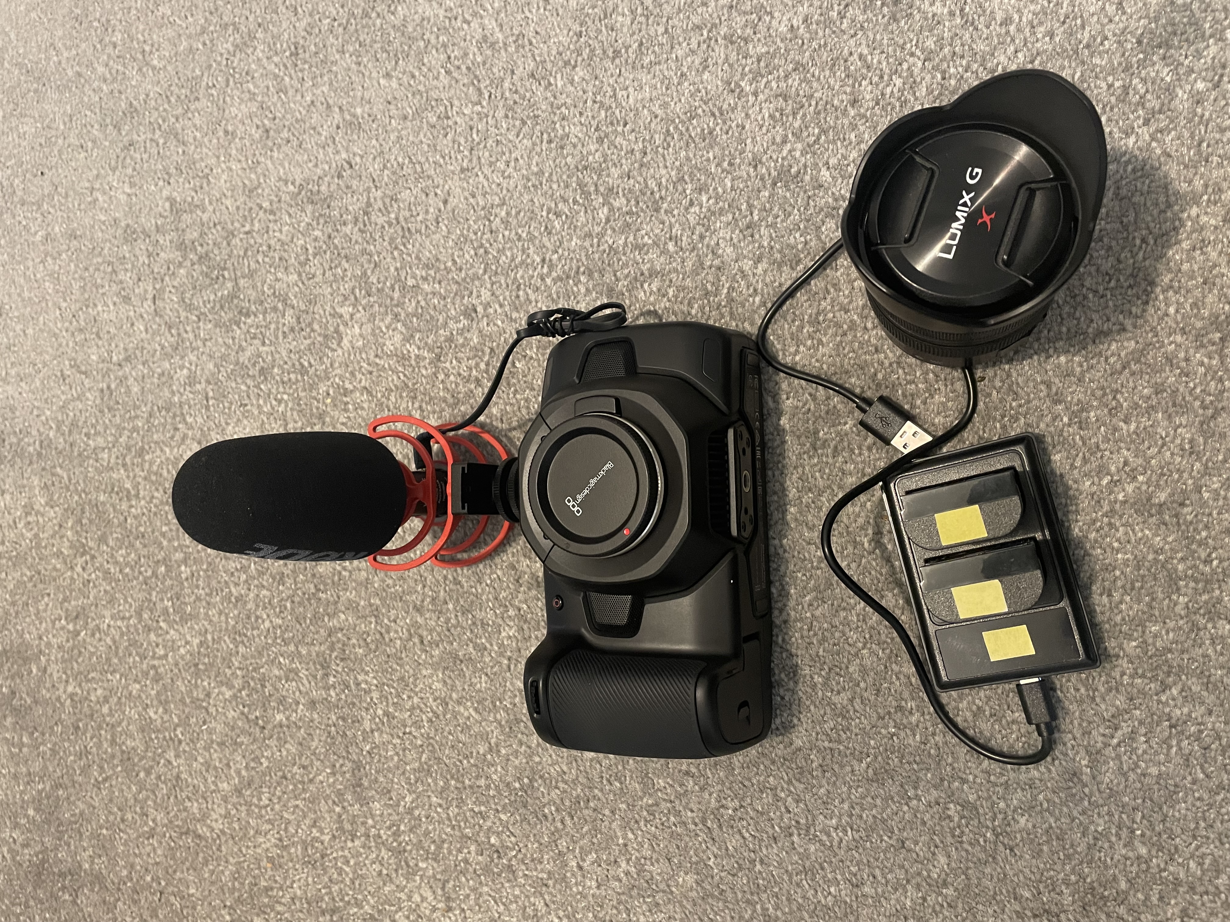 Black magic cinema 4k camera