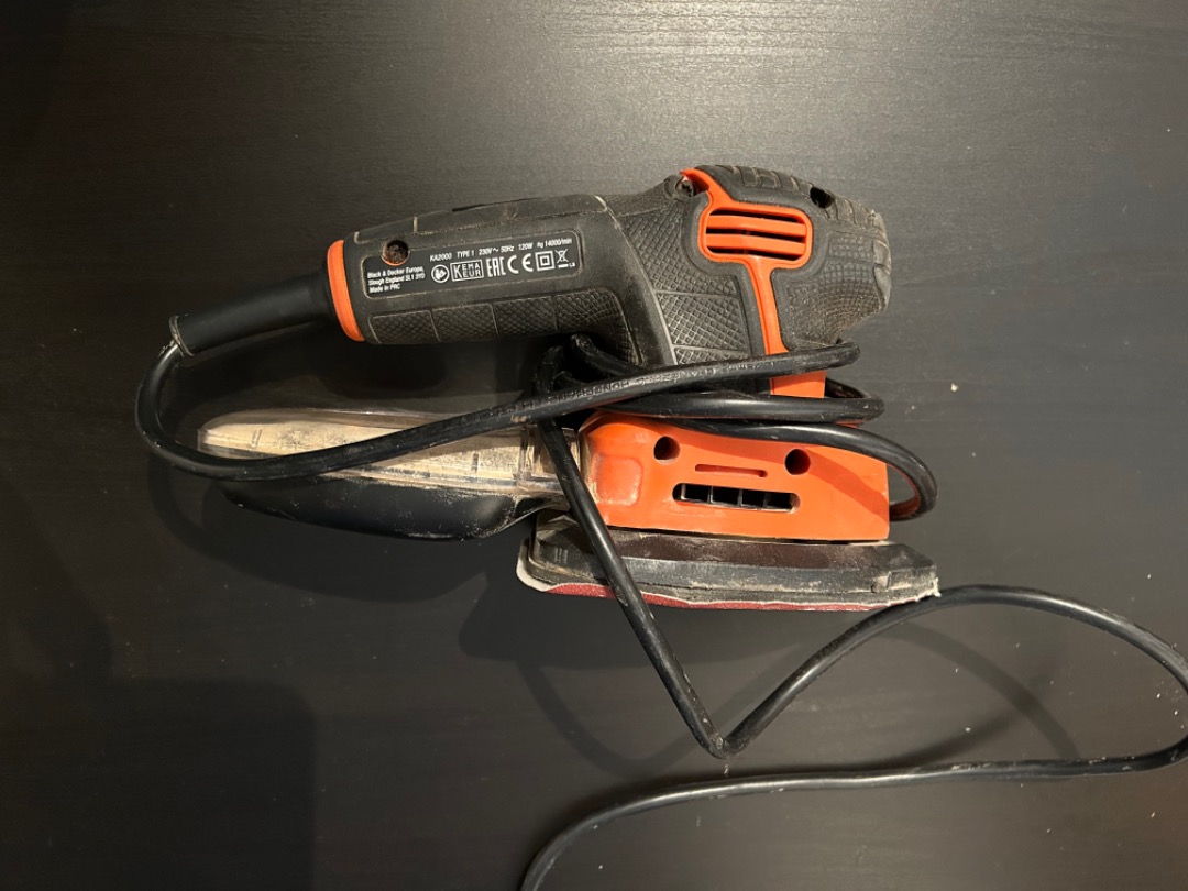Black & decker pussemaskin