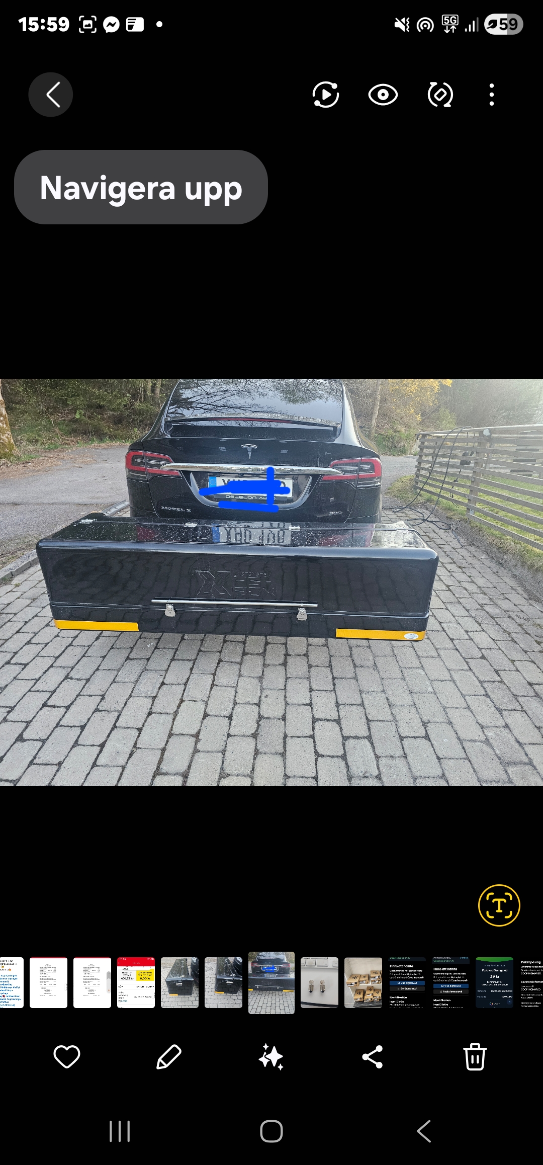 Bakbox 190 cm lång 