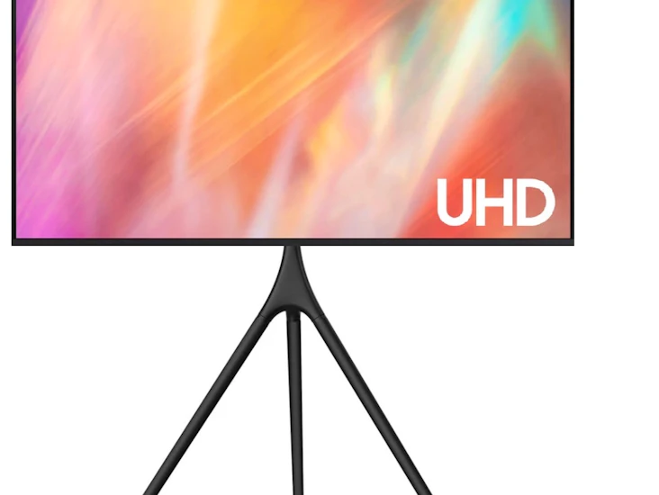 50" samsung tv med golvstativ och tv-bordstativ