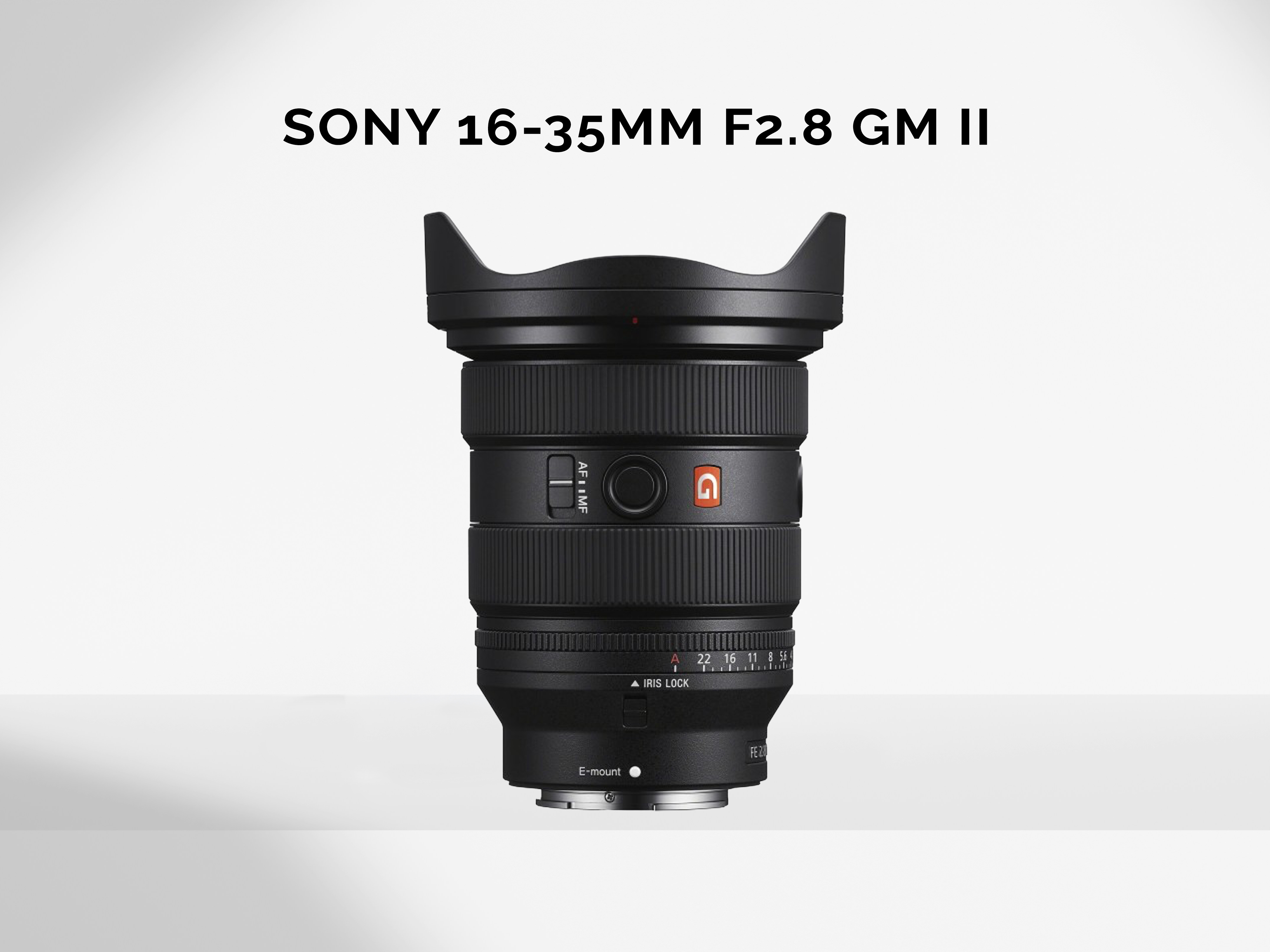 Sony 16-35mm f2.8 gm ii e-mount g master lens