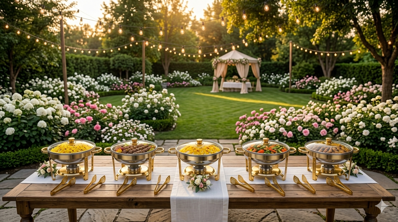  varmhållning/ matlådor/  5 st buffe/fest