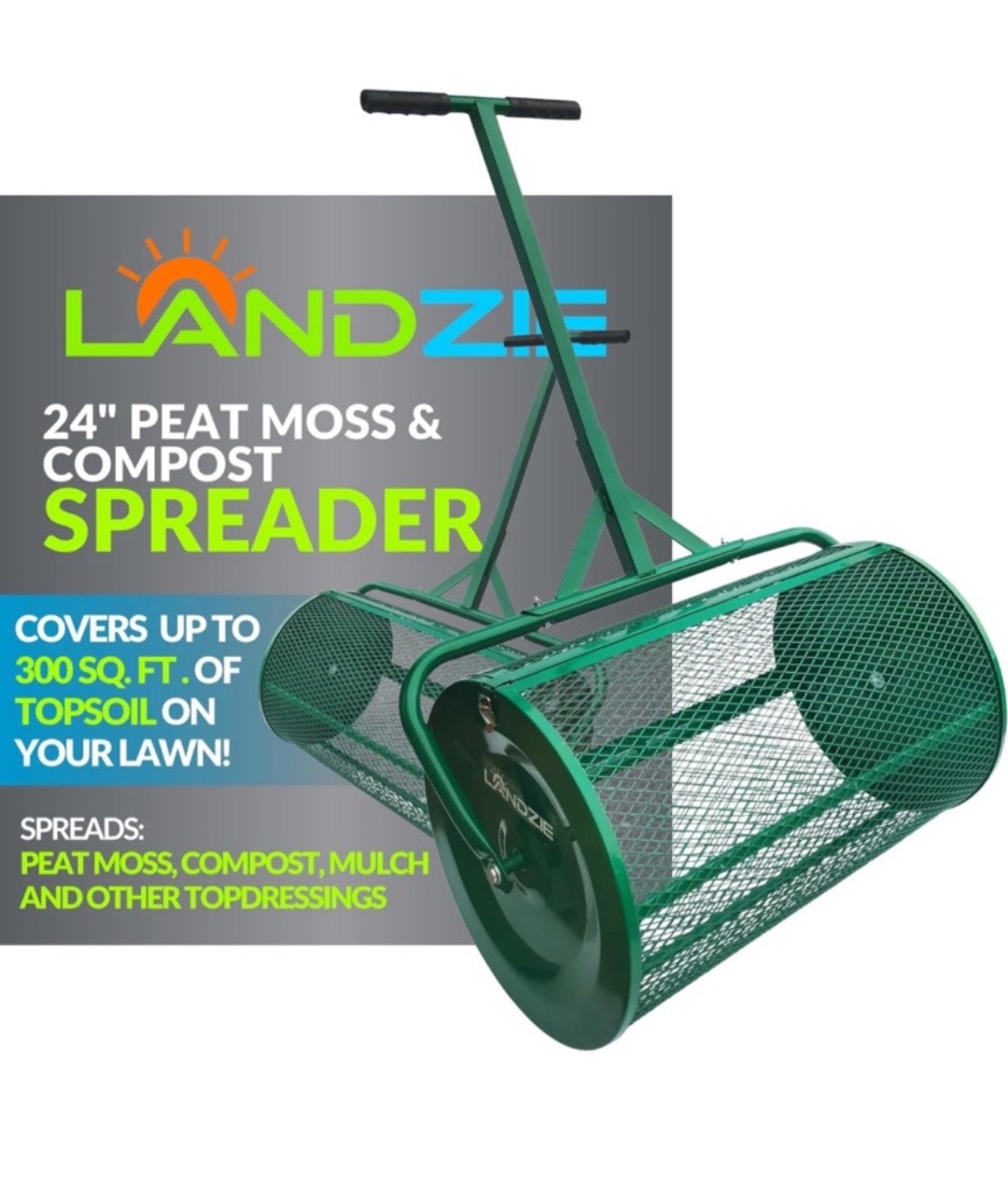 Landzie dressjordsspridare 61cm