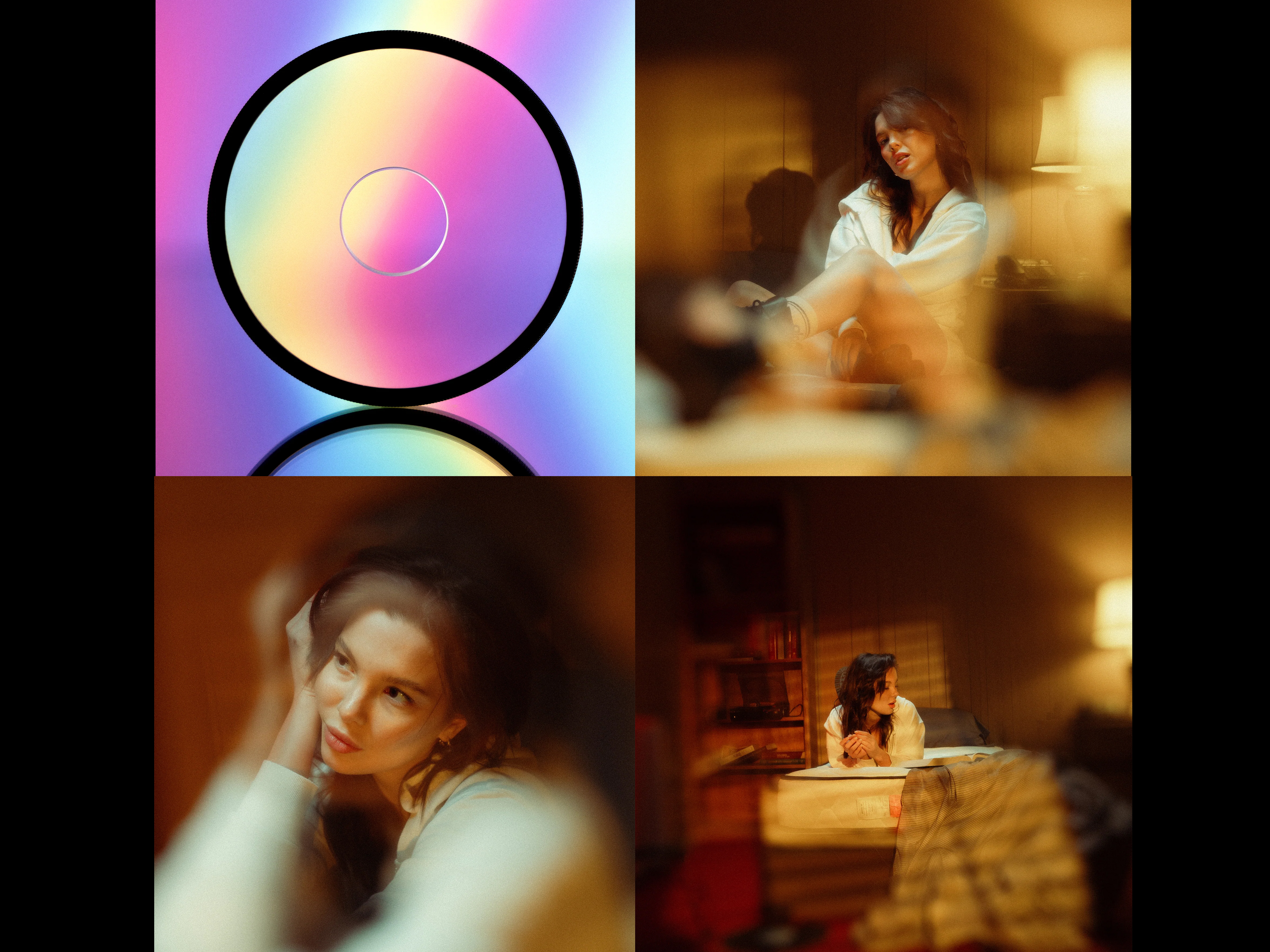 Prism fx filters, (pinhole) handheld, kaleidoscope, diopter, lens, dream, mist, vnd, ghost, split, linear