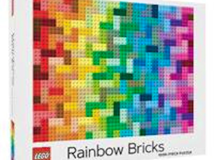 Lego® rainbow bricks pussel