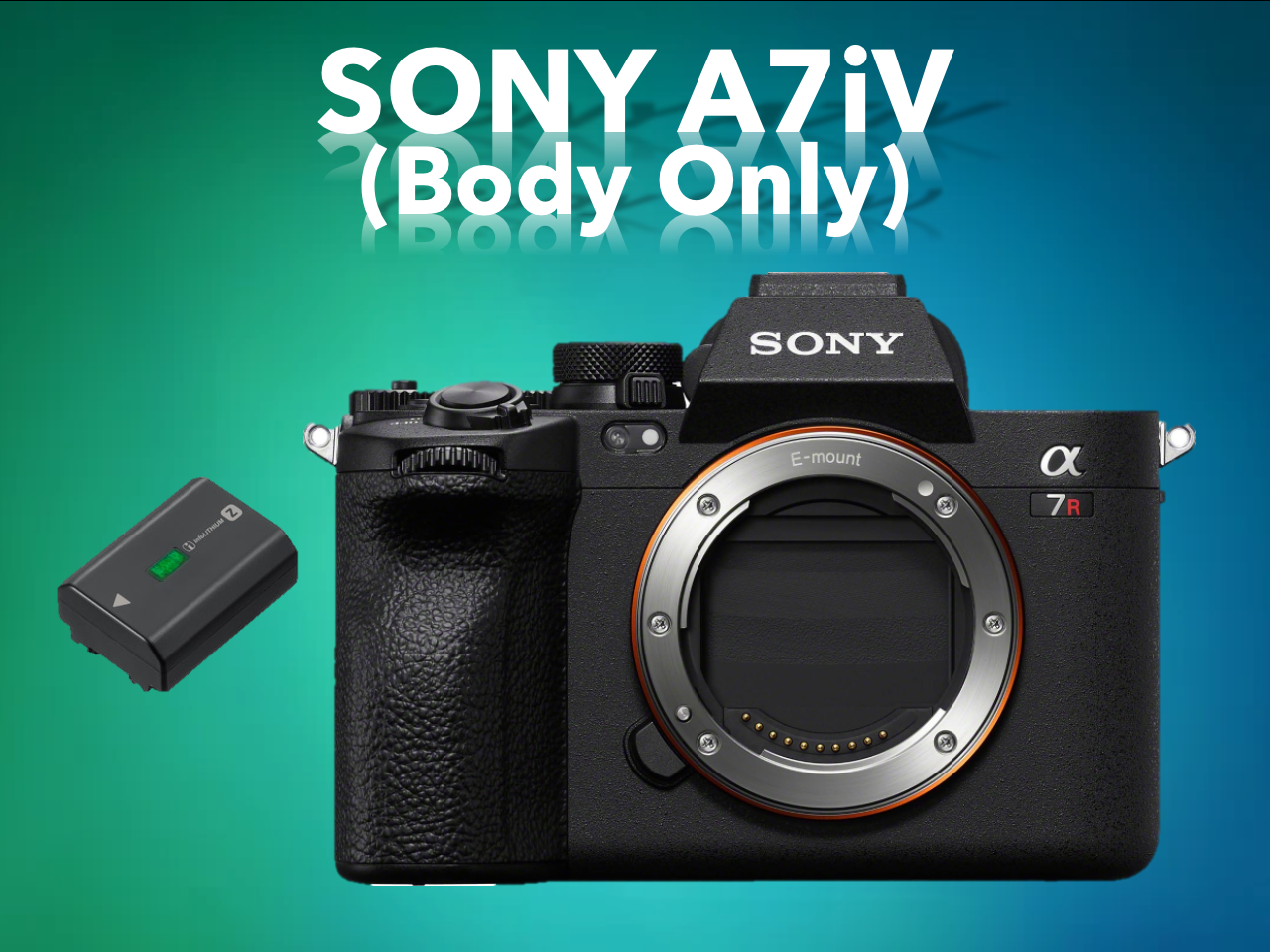Sony a7 iv camera body & battery