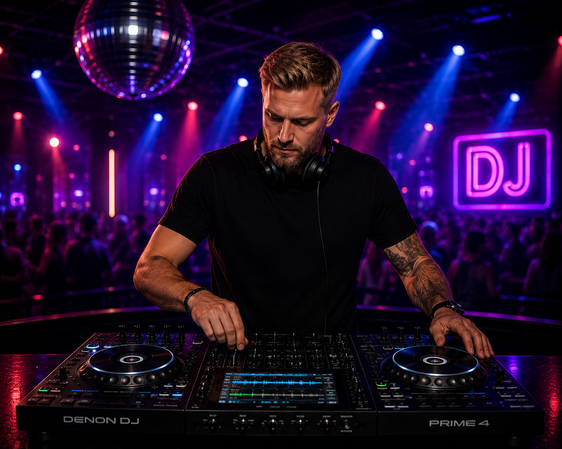 Dj til alle begivenheder 450 kr. pr. time + moms. tlf. 51 304 304 