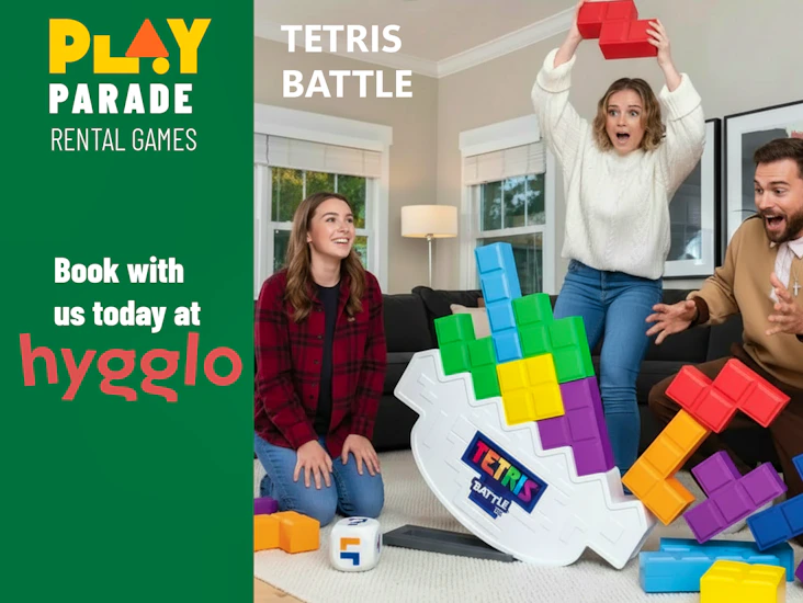 Giant tetris garden game hire | outdoor party game | bbq & event fun / puzzle game