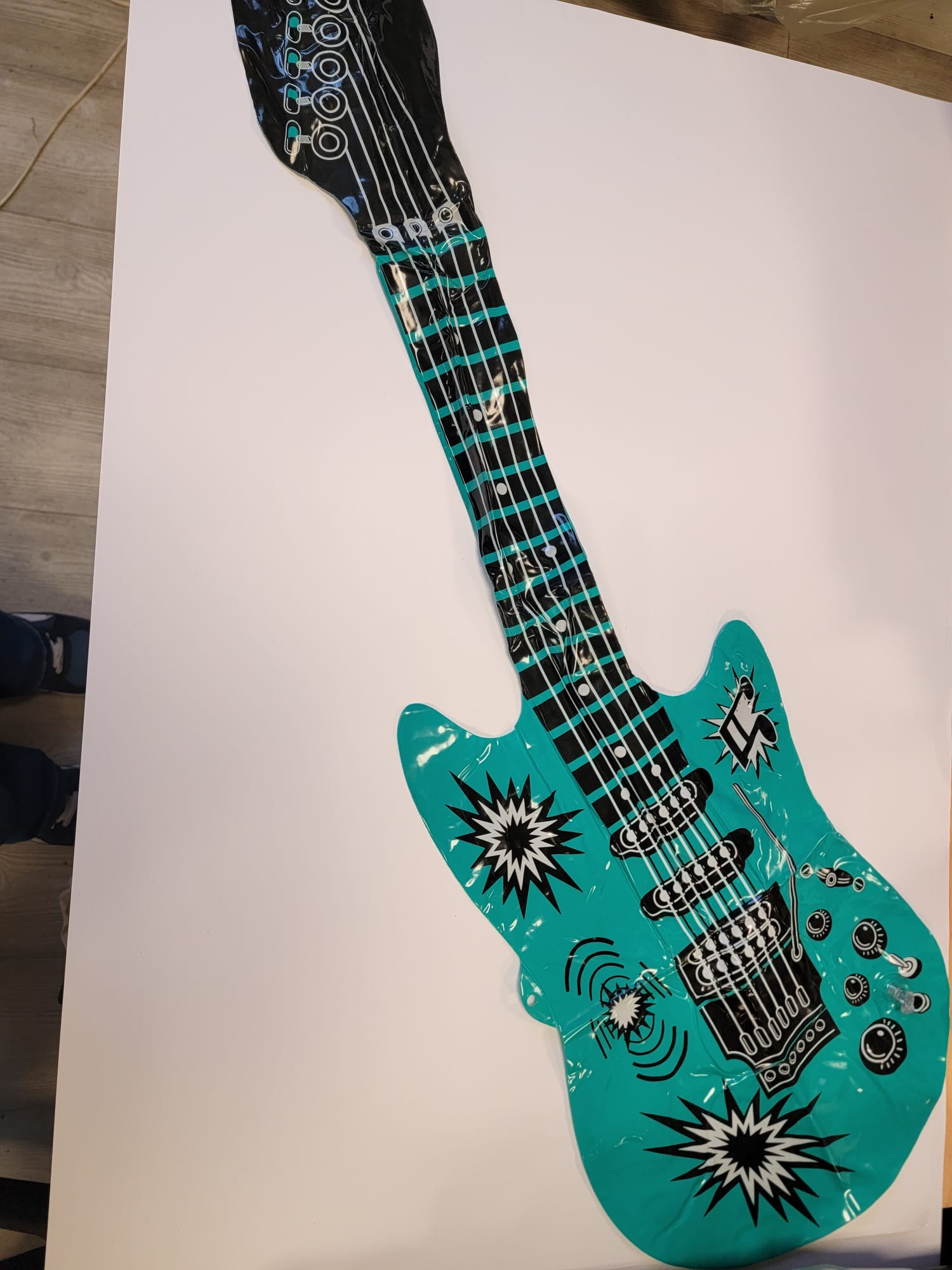 Inflatable guitar