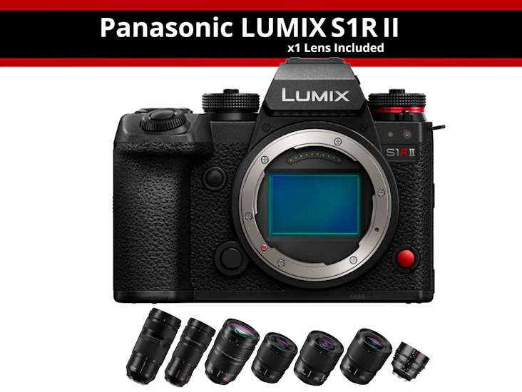 Panasonic lumix s1r ii + one panasonic lens