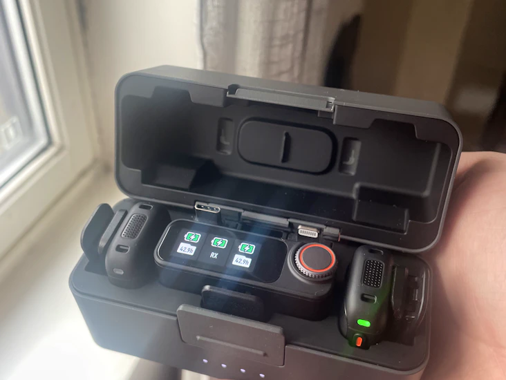 Dji mic 3 mikrofonsett (2 tx + 1 rx + etui)