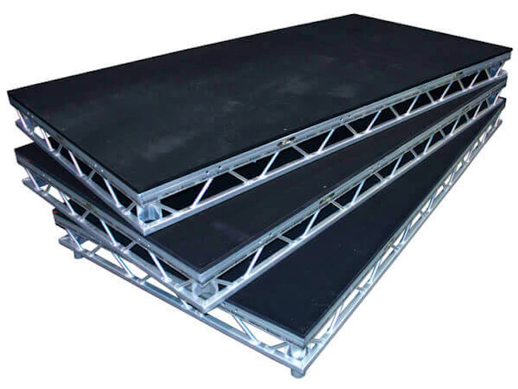 Stage hire - 2 metre x 1 metre