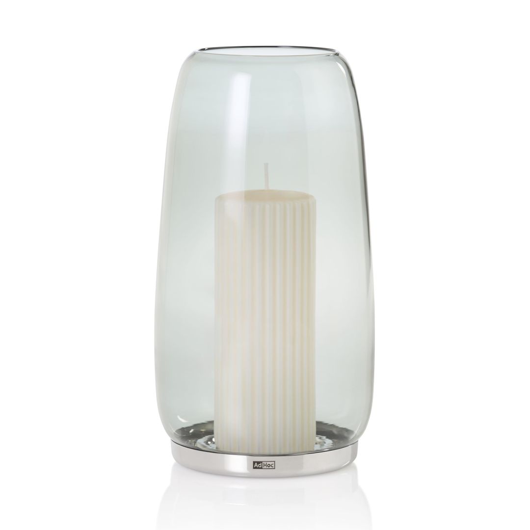 2 large candle lantern vase 