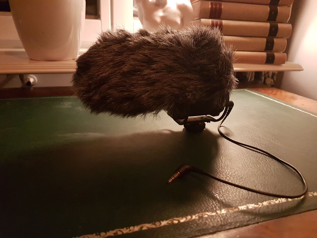 Røde videomic pro+ med deadcat