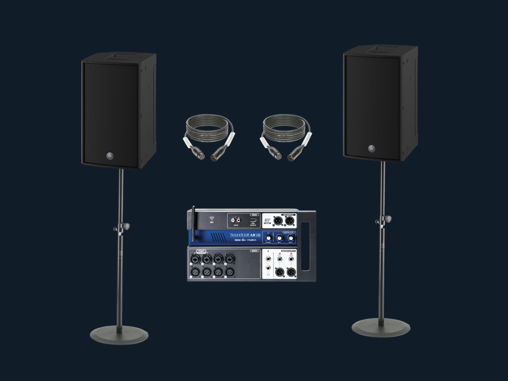 Small pa package – yamaha dzr10 + soundcraft mixer