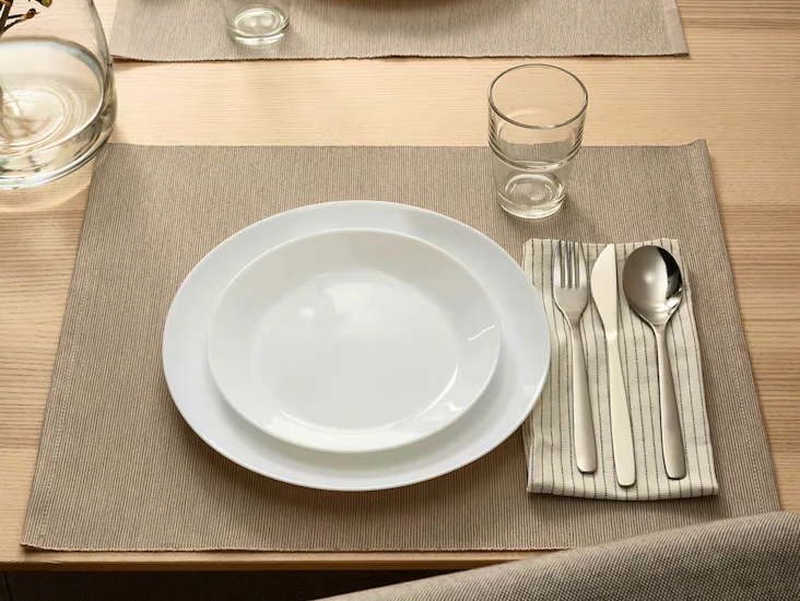 50 x frokost sidetallerken 19 cm