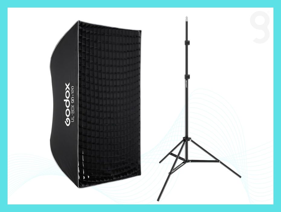Godox ul-box 90x120 softbox + (optional stand)