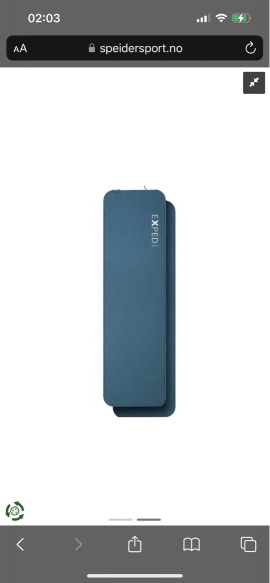 Exped deep sleep liggeunderlag