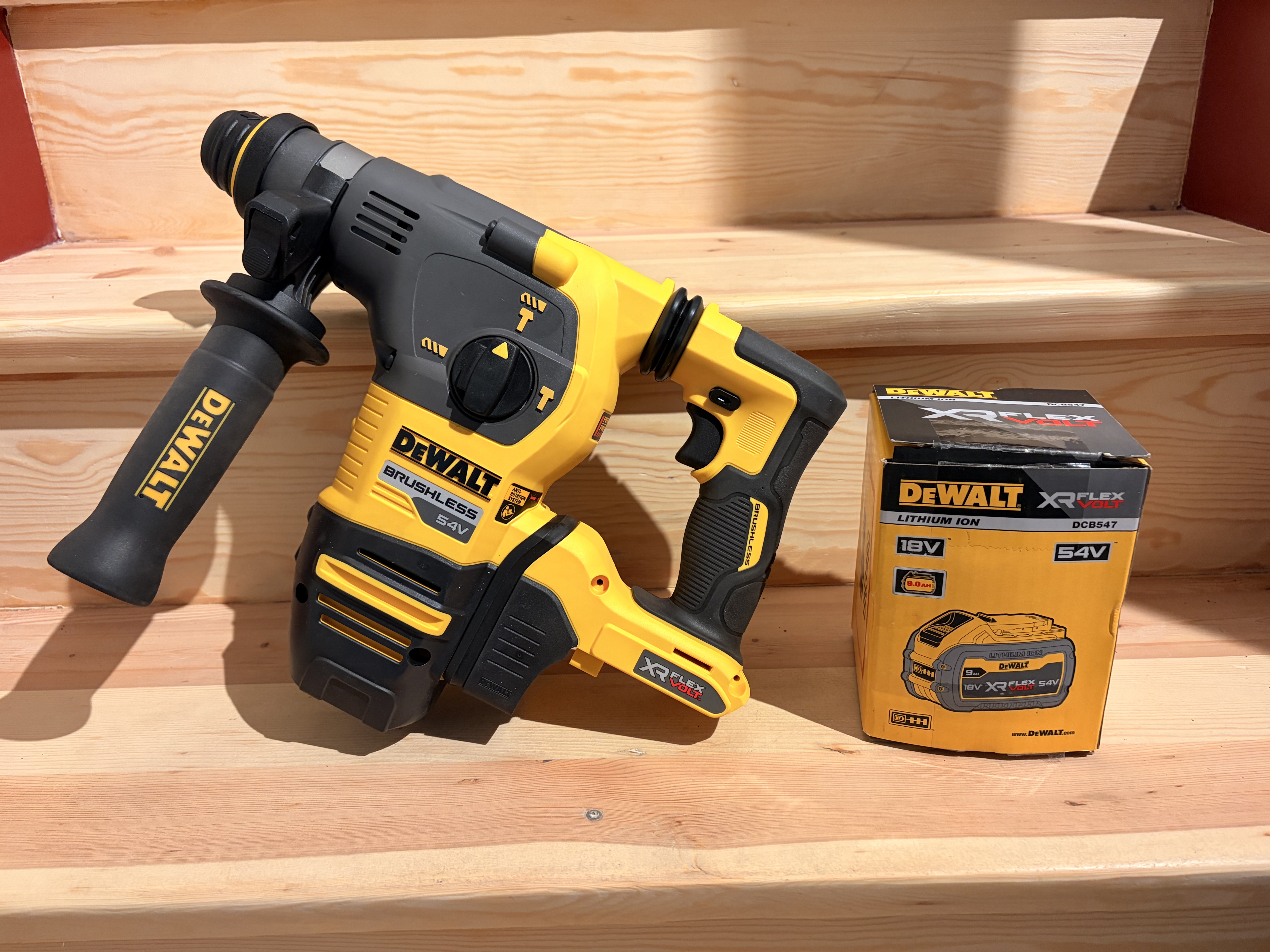 Dewalt borrhammare 54v flexvolt 