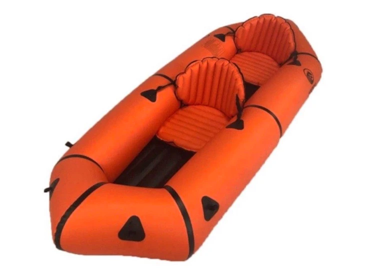 Packraft for 2 personer + åre og flytevester