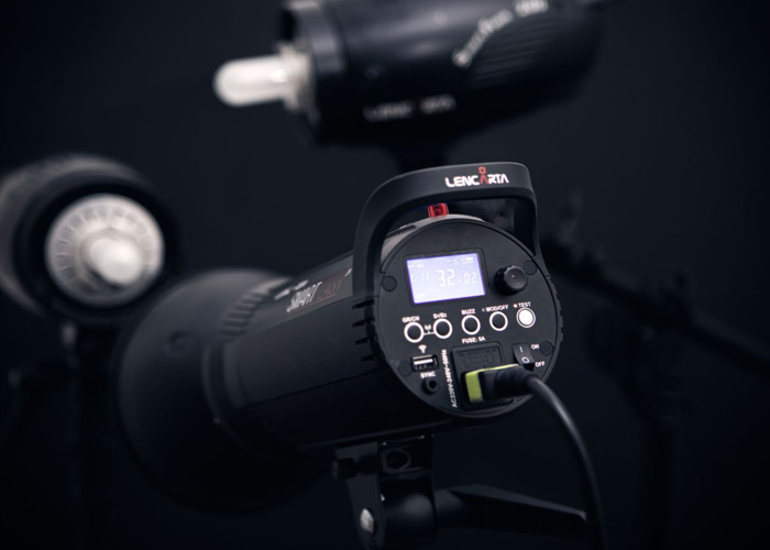 Lencarta powerful studio flash heads / kit 