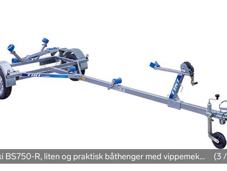 Tiki bs700-r båthenger til leie