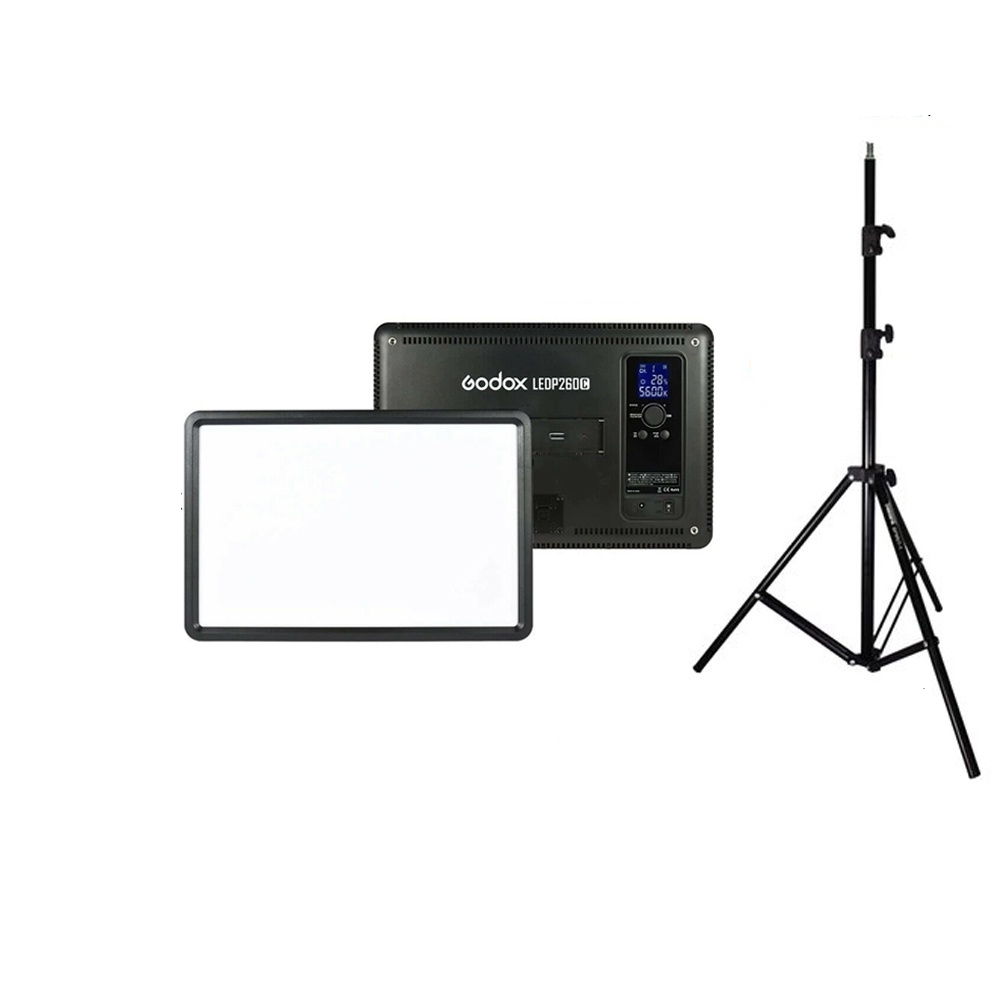 Godox led p260c med stativ