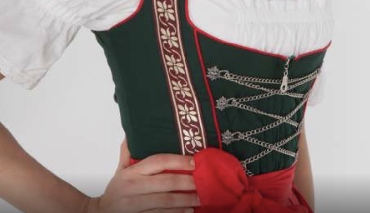 🍻äkta dirndl-klänning stl 36 - perfekt till oktoberfesten