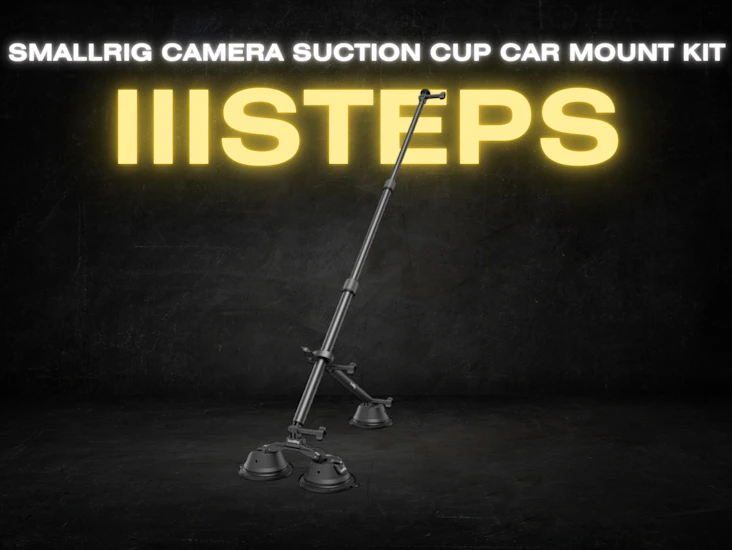 Smallrig camera suction cup car mount kit