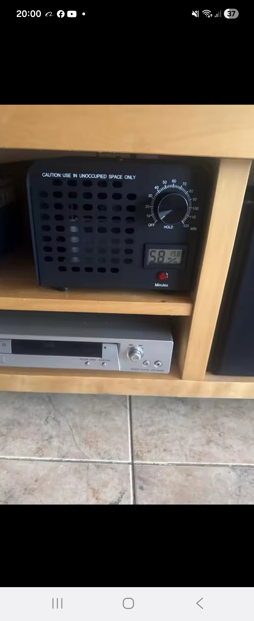 Ozonmaskin, ozongenerator, 300 m2