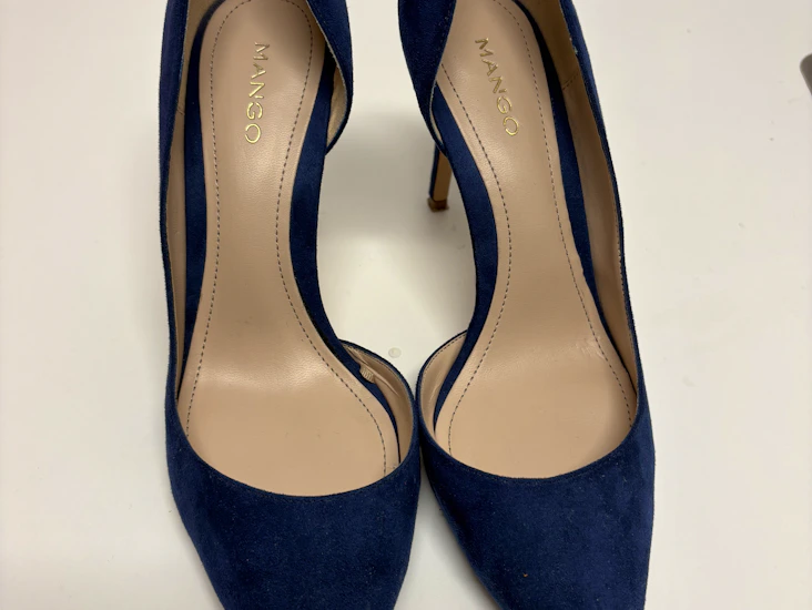 Marineblå pumps