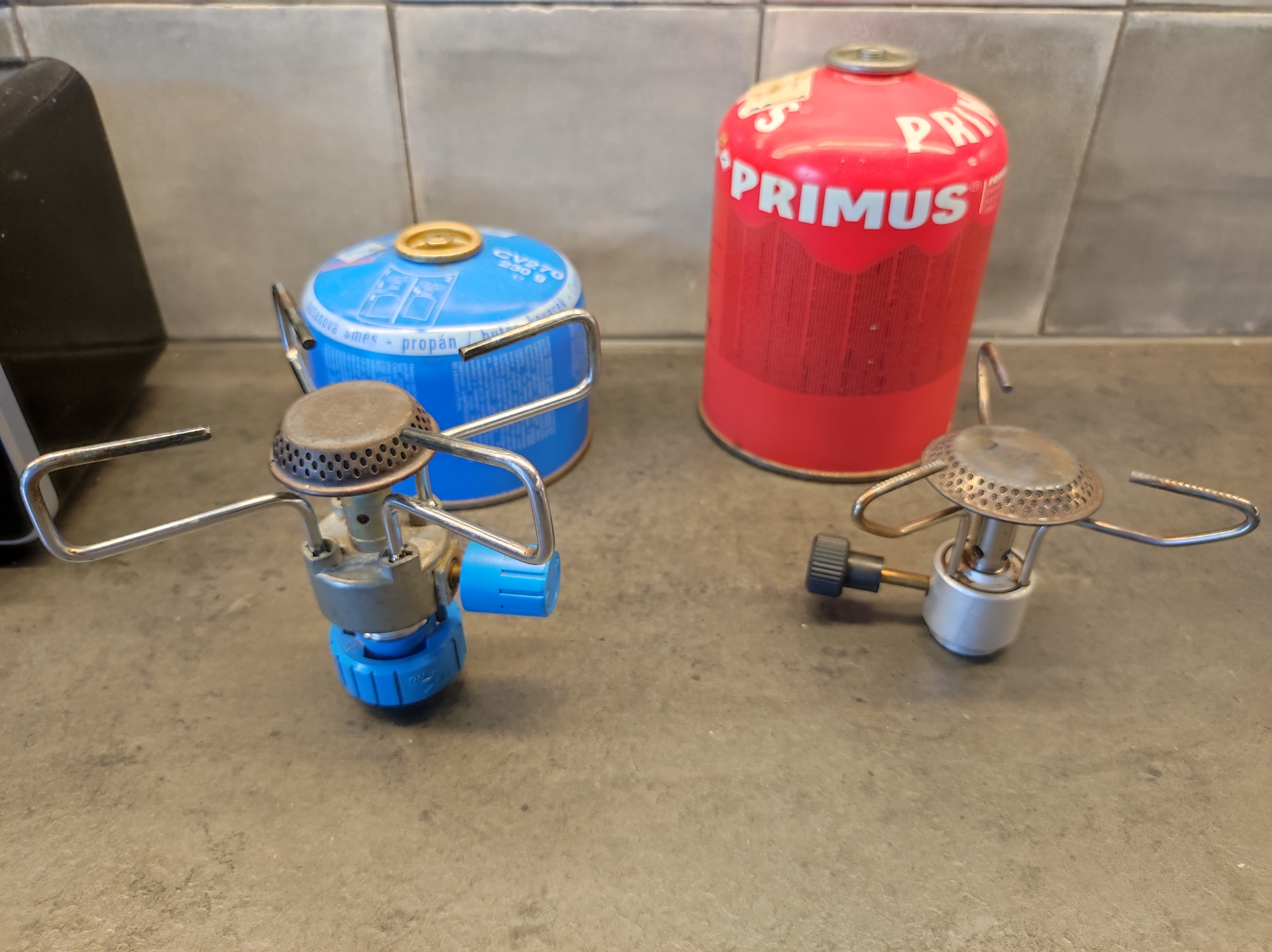 Gassbrenner til primus og camping gaz