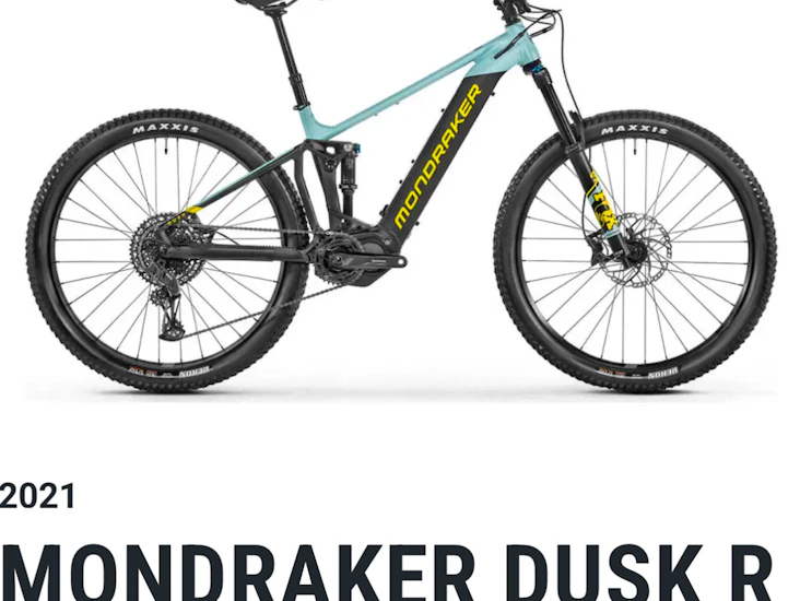 Mondraker dusk r - 2021 el- stisykkel. helt rå!