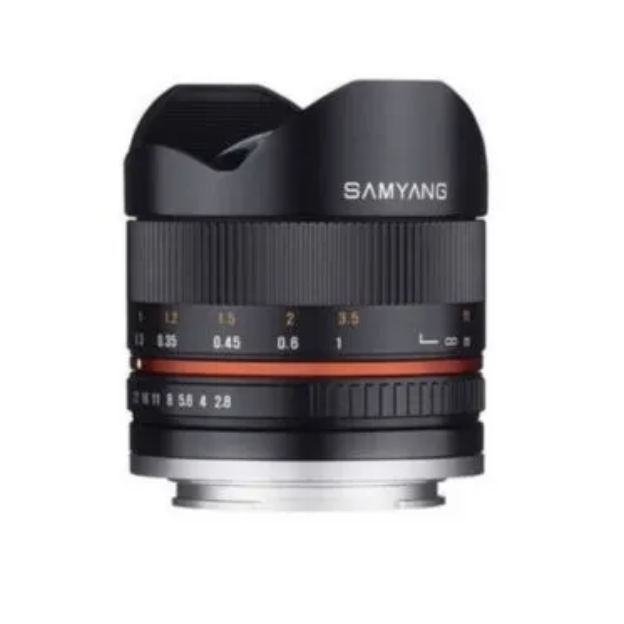 Samyang 8mm f2.8 umc ii fisheye lens sony e mount black