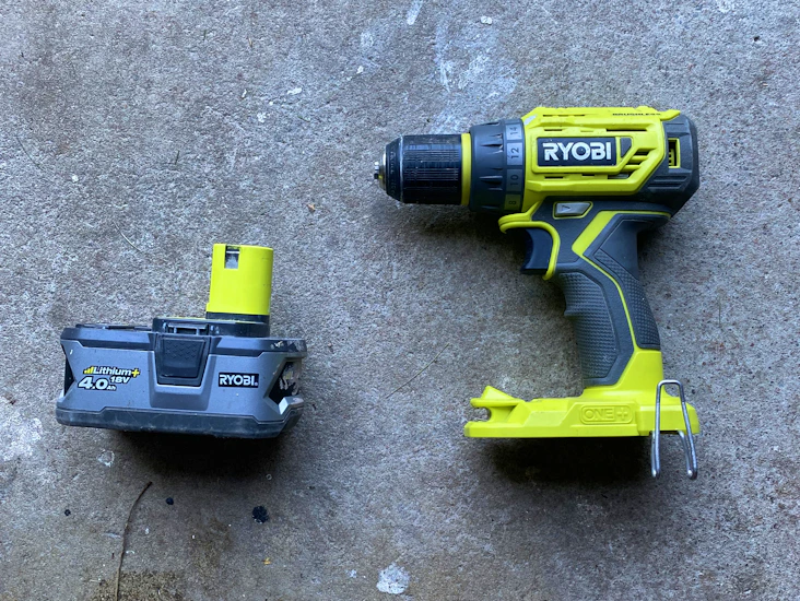 borrskruvdragare ryobi r18dd7