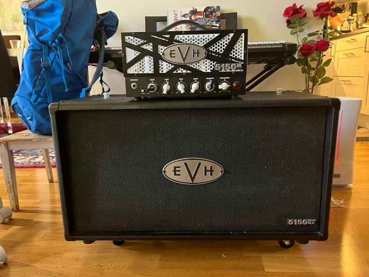 Evh 5150 lbx ii 15w og evh 212 kabinett og maxon od808